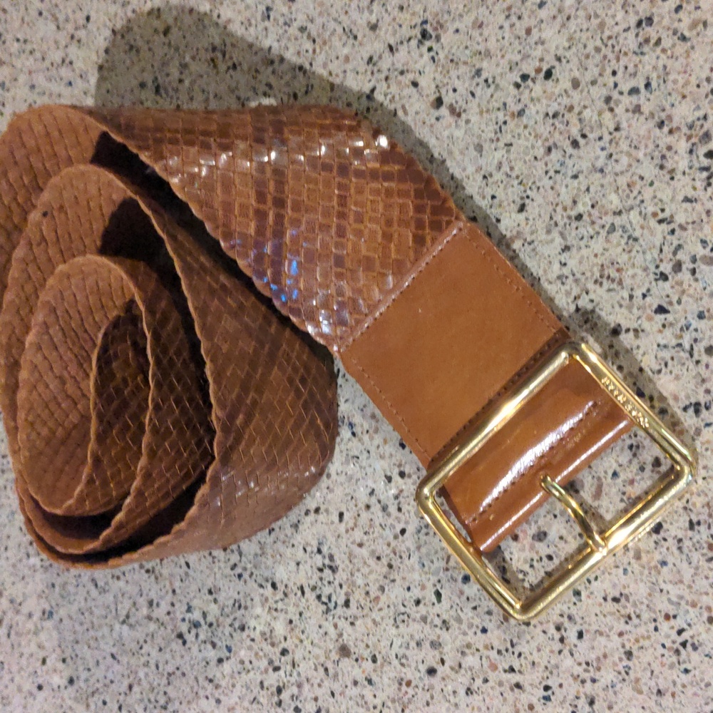 NWT/Cole Haan Woven Leather Belt